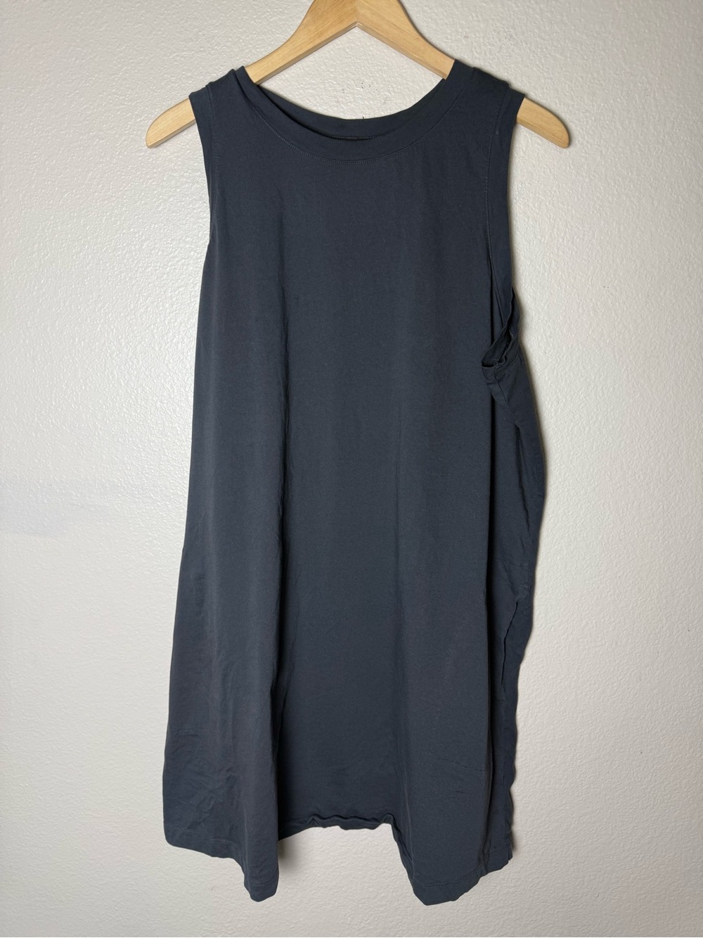 Old Navy 100% Cotton Black Tank Top Mini Dress